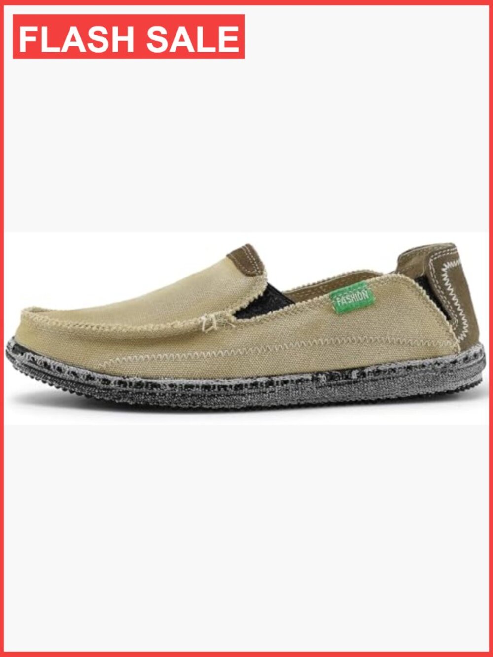 Mens Canvas Slip On Loafers Deck Shoes Casual Boat Shoes Zero Drop Vintage - Picture 3 of 7